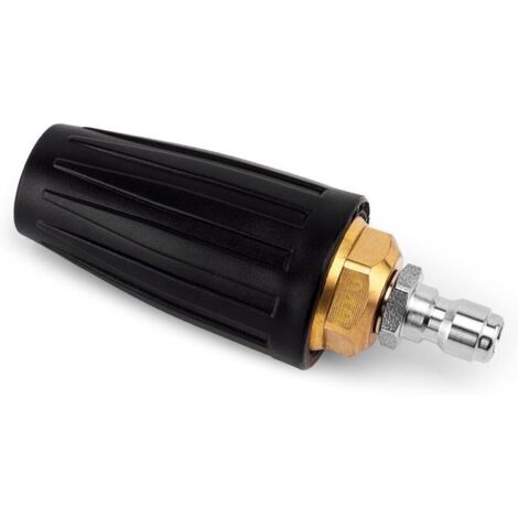 Vtizikl Buses1/4 "Buse Rondelle Nettoyeur Haute Pression à Connexion Rapide Buse Turbo Rotative Buse 4.0 GPM 4000PSI Rapide pour Pulvérisateur. (1/4)