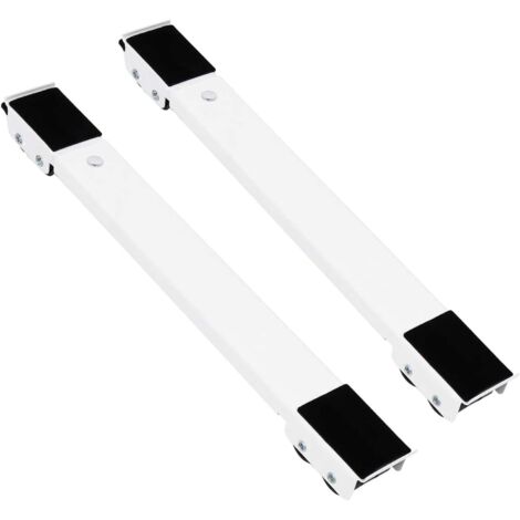 Vtizikl Support de Machine à Laver Armoire de Base de Réfrigérateur Mobile Réglable avec Serrure Fixe, Base Antidérapante avec 24 Roues, Convient pour Sèche-Linge, Machine à Laver, Réfrigérateur, etc. (1/5)