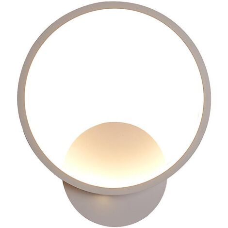 Vtizikl Applique Murale Intérieure LED Applique Murale Ronde Moderne Blanc Chaud (1/5)