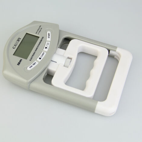 Vtizikl Dynamomètre à main numérique Mesureur de mesure de la force de la prise à capture automatique de la puissance de la poignée électronique, gris (1/5)