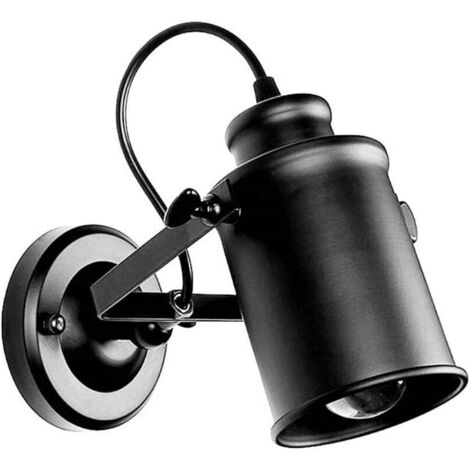 PLAFONNIER,Model 9--Plafonnier industriel Vintage avec abat jour