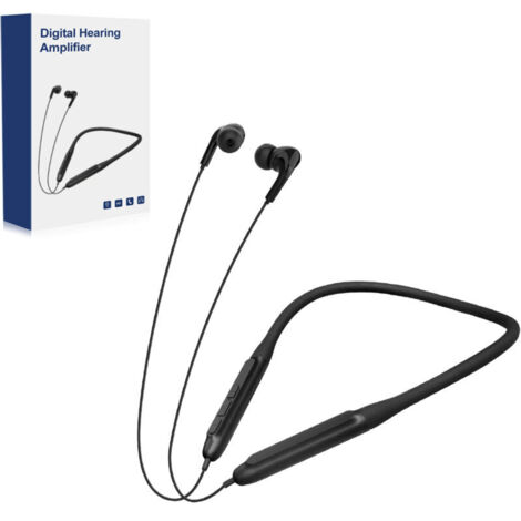 Vtizikl Appareils auditifs montée sur le cou , casque auditif numérique porté sur le corps pour personnes âgées (1/4)