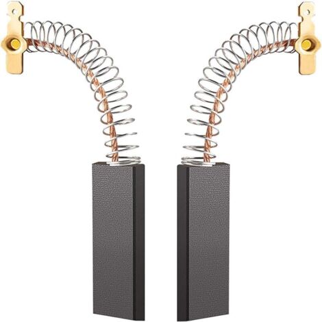 Vtizikl Balais de charbon pour moteur électrique de machine à laver , 12,3 x 4,8 x 35 mm, compatibles avec les modèles Bosch et Siemens séries 39, 39S et 39L (lot de 2). (1/4)