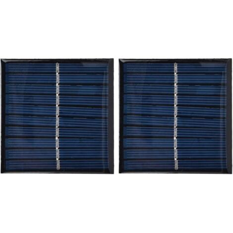Lot De 10 Mini Panneaux Solaires 5V 30mA - 53x30 Mm - Pour Projets DIY, Modélisme, Charge Petits Appareils
