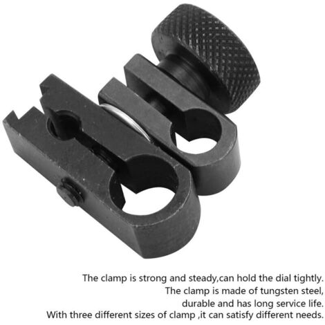 Comparateur à Cadran 0-0,8 Mm Avec Rails Magnétiques Queue D'Aronde - Outil De Mesure Précis 0,01 Mm Pour Atelier Mécanique