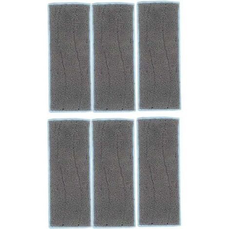 Vtizikl Lot de 6 vadrouilles serpillières lavables de Rechange pour aspirateur Robot Laveur iRobot Braava Jet M6 (1/3)