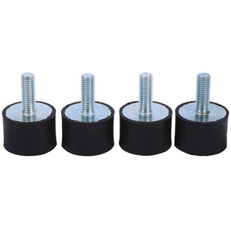 Vtizikl 4x Supports en caoutchouc pour amortisseurs anti-vibrations Silentblock Bobines M8 (1/4)