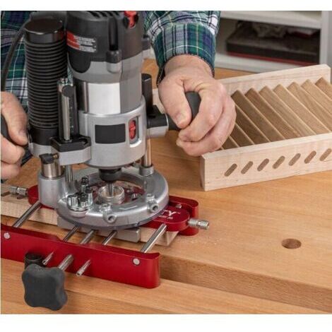VtiziklPince à mortaise de précision 2 en 1 et positionneur de poinçon pour le travail du bois à Tenon libre
