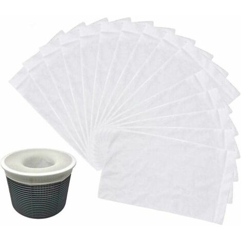 30 Stück Pool-Skimmer-Socken, Perfect Filter Savers Pool-Skimmer-Socken für Filter-Skimmer-Korb, ultrafeinmaschige Siebeinlage für Pool-Korb (1/5)