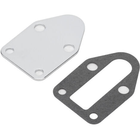Vtizikl Plaque de Blocage de Pompe à Carburant, sans Trous de Remplacement en Acier Inoxydable pour Moteurs Chevy V8 à Petit Bloc à Partir de '55‑'00 (1/5)