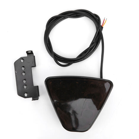 12V Auto Rücklicht 20 LEDs Bremse Rückwrtswarnleuchte Blitzlicht Universal für Motorrad ATV LKW SUVSchwarz (1/5)