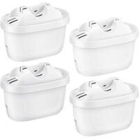 Vtizikl Cartouche filtrante à eau en pack de 3, pour un approvisionnement semestriel de filtres à eau, adaptée pour réduire le calcaire, les impuretés, le chlore et les métaux dans l'eau potable
