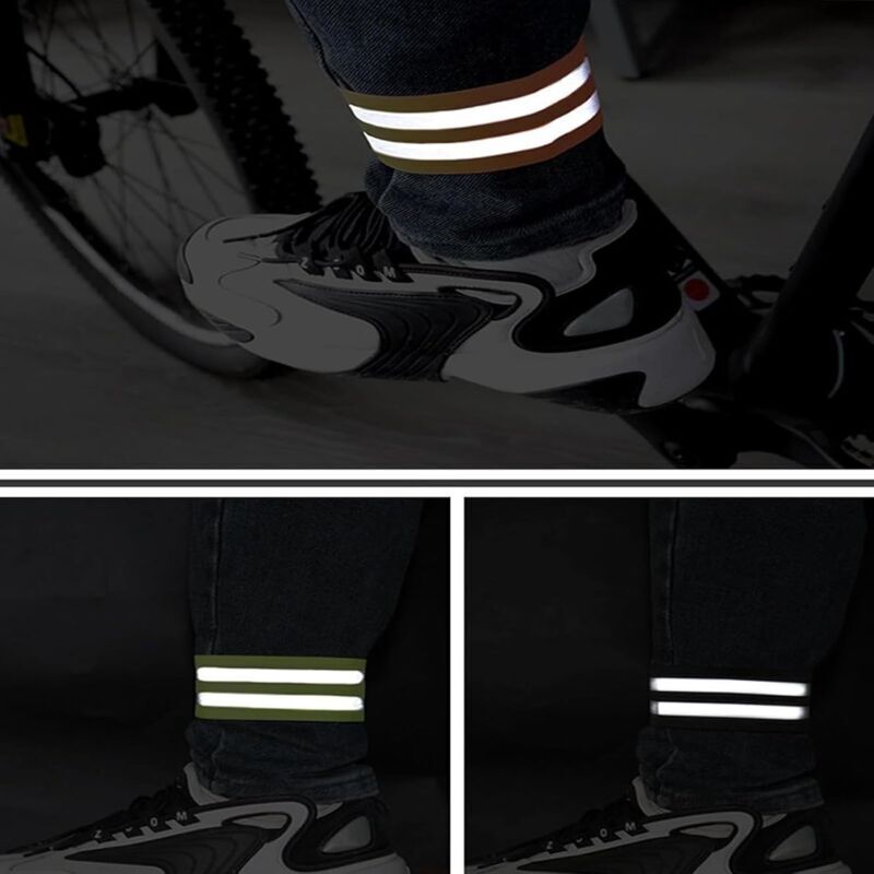 catarifrangente running Strisce riflettenti per abbigliamento Da corsa riflettori Luci di marcia per i corridori Alta vis da corsa Bici riflettori blue,24.5cm