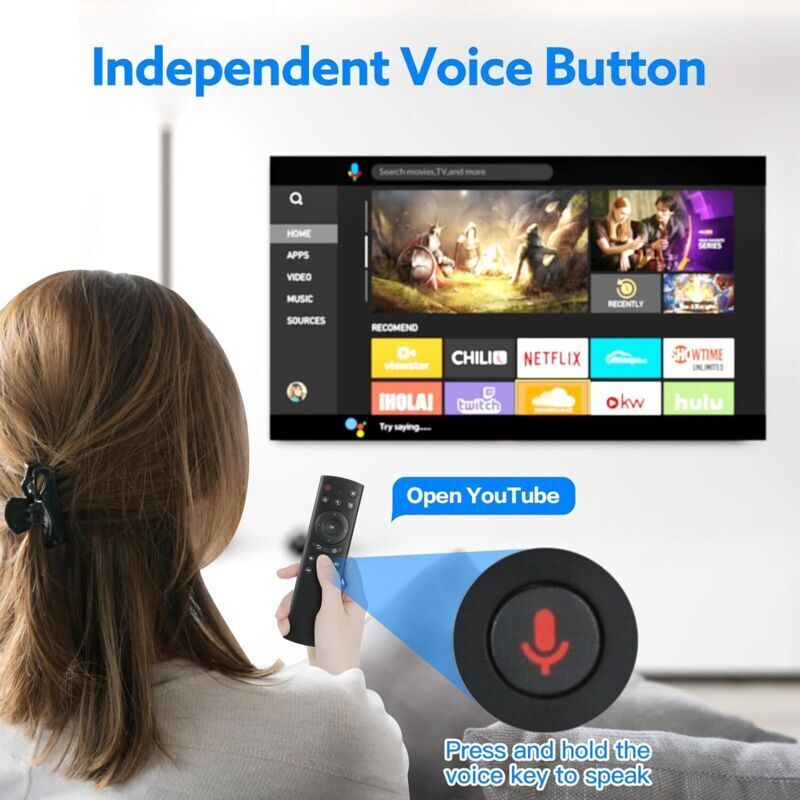 Telecomando Vocale Logik Per Smart TV L32AHE19 L43AFE20 - Con Assistente Google - Foto 2
