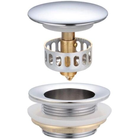 Tappo Universale In Gomma Per Lavello, Vasca O Doccia, 57 Mm, Bianco - 2