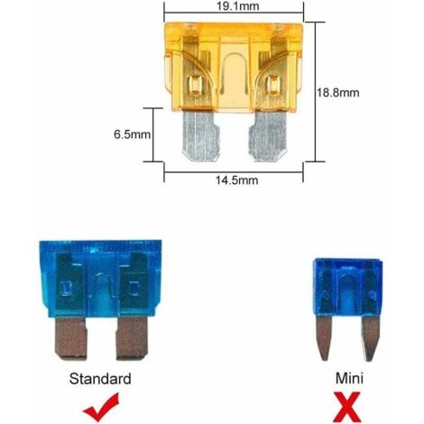 Kit Portafusibili 10 Vie Resistente Per Auto E Furgone – Lama Standard 12V/24V, RAZ358