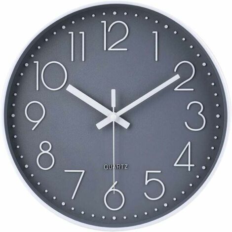 FLEXISTYLE Moderno Orologio da Cucina Mi Piace caffè 25 x 30 cm, Silenzioso, Rettangolare, per Bar, Cafeteria