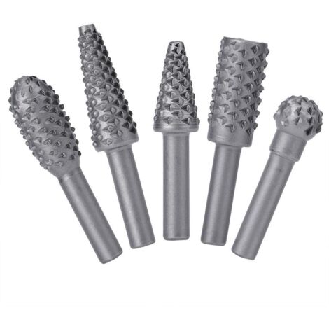 Set Scalpelli Elettrici Per Intaglio Legno Con Albero Flessibile - Vibrazione Ad Alta Velocità (max 12000 Giri/min)