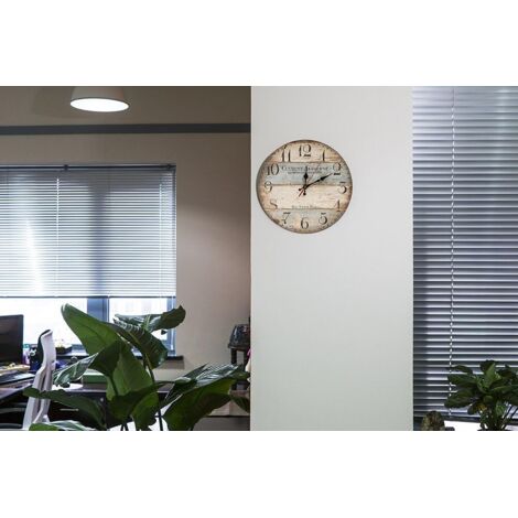 YDZK Creatività Orologio da parete con cervo Silenzioso 30cm Orologio rotondo a batteria per cucina moderna Casa Soggiorno Camera da letto Scuola Ufficio Orologi decorativi (Oro, D