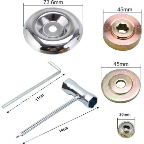 Kit 8 Pezzi Dadi Per Ruota Bicicletta 3/8" Con Rondelle Di Sicurezza M10, Acciaio Carbonio, Argento