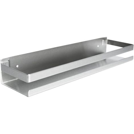 KZQ Porta spezie argento 5 x 10 x 5,8 cm - Porta spezie da appendere alla cucina - Porta spezie - Porta barattoli per spezie - Porta spezie - Porta dispenser per sapone - Montaggio a parete - Organizz (1/4)