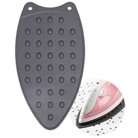 Poggiaferro in silicone KZQ, tappetino da stiro resistente al calore, supporto per ferro in silicone, per asse da stiro, tappetino da stiro antiscivolo (1/4)