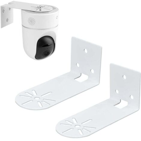 Supporto da parete KZQ compatibile con Eufy Security Indoor Cam E220 e Blink Mini Pan Tilt Indoor Camera, accessori per montaggio a soffitto per telecamere di sorveglianza, metallo super resistente (s (1/4)
