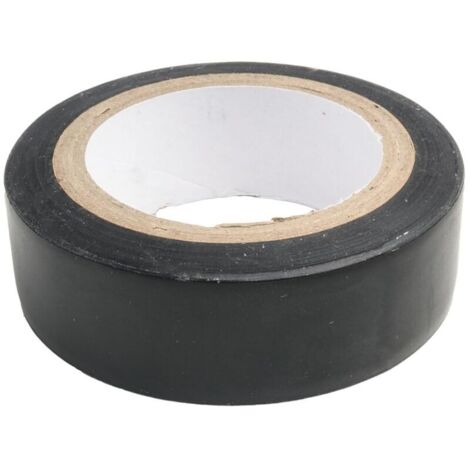Nastro KZQ Aislante - 1 rotolo di nastro di sicurezza nero, 17 mm x 10 m, PVC professionale, adesivo per il cablaggio di circuiti elettrici domestici e automobilistici. (1/4)