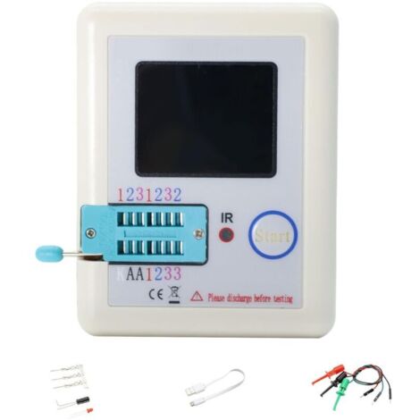 LCR T4 MINI Z DIY Transistor Tester PCB Diodo Triodo Capacitancia Medidor 9V con pantalla