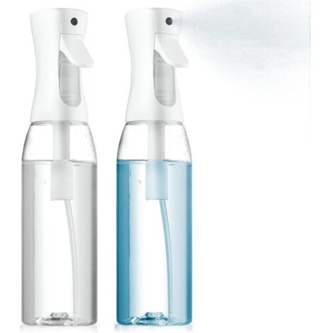 KZQ Confezione da 2 Flaconi Spray per Capelli Continuo - 17oz Spray per Nebulizzazione Ultra Fine Spray per Capelli Flaconi Spray per Capelli per Parrucchieri, Pulizia e (1/4)