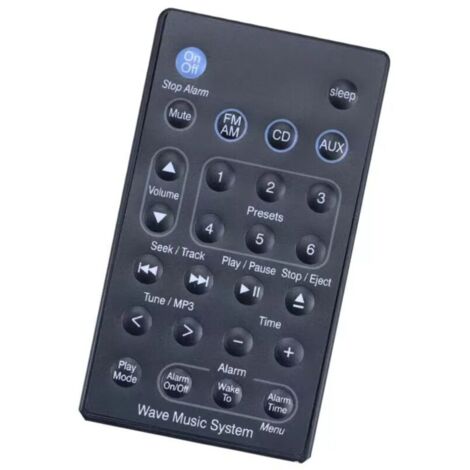 Nuovo telecomando sostitutivo KZQ per soundbar compatibile con il sistema radio/CD Bose Wave Music System AWRCC1 AWRCC2 (1/4)