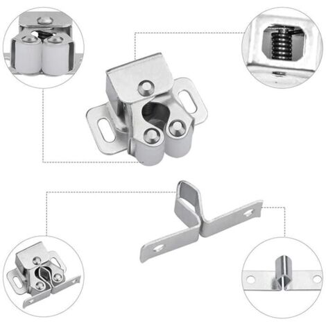 Calamite Magnetiche Push-Pull Per Mobili – 4 Pezzi Con Apertura A Pressione Per Ante, Cassetti E Armadi