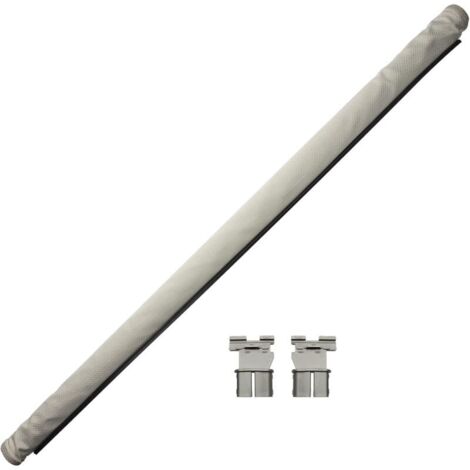 KZQ 1K9877307B aletta parasole con 2 clip per Sharan Tiguan Golf Q5, grigia (1/4)