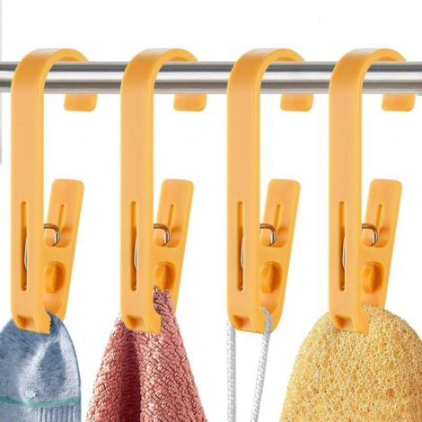 Ganci Con Molletta In Metallo (40 Pezzi) – Perfetti Per Stivali, Asciugamani, Pantaloni E Cappelli