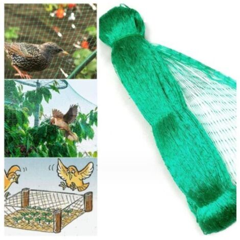 Rete di protezione per uccelli, 4 mx 5 m, rete protettiva per orto, rete da giardino per proteggere alberi da frutto, piante, frutta, laghetto, piscine, (1/4)