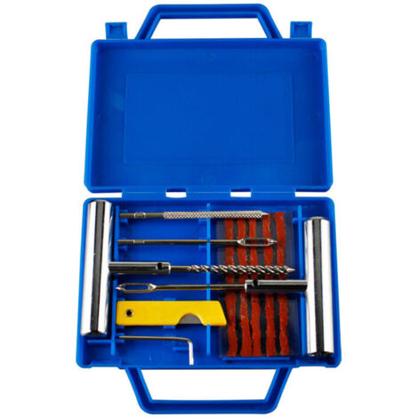 Kohree 98pcs Kit per Riparazione Pneumatici, Kit Ripara Pneumatici