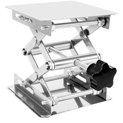 Tavolo elevatore da laboratorio KZQ Piattaforma di sollevamento da laboratorio in acciaio inossidabile Sollevatore da laboratorio regolabile 45-150 mm Supporto di sollevamento da laboratorio Capacità (1/4)
