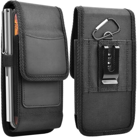 Custodia KZQ per iPhone 15 Pro Max (6,7 pollici) con clip da cintura in nylon e custodia protettiva (1/4)
