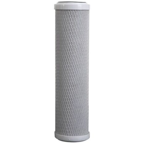 Blocco di carbone attivo KZQ da 10 pollici, 254 mm, inserto filtrante da 5 µ
