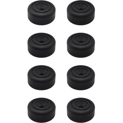 KZQ 8 pezzi piedini rotondi per mobili Ø 33 x H 13 mm, piedini per mobili in plastica, piedini per mobili, piedini per divani, divano, sedia (1/4)