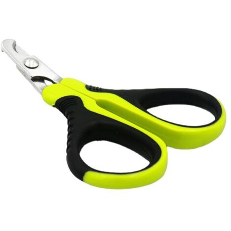KZQ (9,5 × 0,76,5 × cm) Tagliaunghie professionale per gatti, tagliaunghie per cuccioli, conigli, uccelli e piccoli animali, forbicine per unghie curve in acciaio inossidabile, tagliaunghie portatile, (1/3)