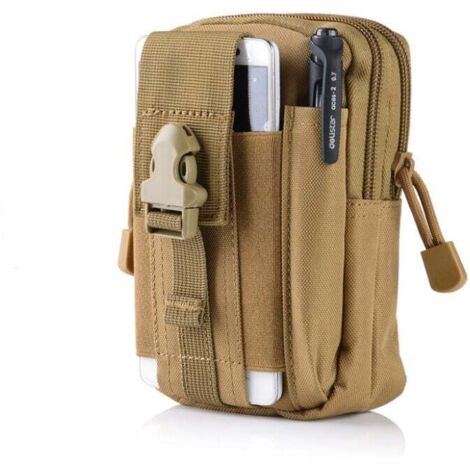 Custodia di sopravvivenza KZQ per tutti i modelli Oppo – Borsa da cintura in nylon per cellulare con moschettone, fondina da cintura per cellulare, fondina per cellulare (1/3)