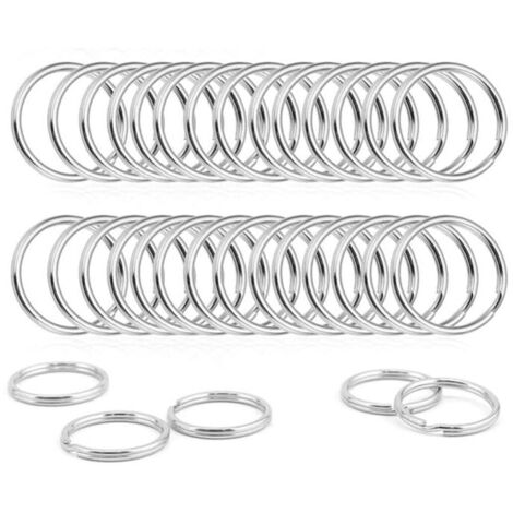10 Portachiavi Bomboniera In Metallo Con Ancora Marina | 2.5x2.9 Cm | Colore Argento - 4