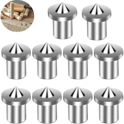 Strumento di centraggio per tasselli KZQ, punti di allineamento del legno, marcatura del foro centrale, 6 mm (10 pezzi) (1/4)
