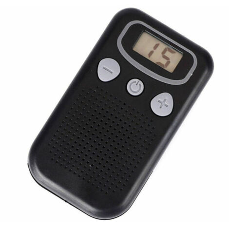 Apparecchio acustico KZQ per anziani, amplificatore acustico, amplificatore del suono personale, amplificatore del suono e della voce, 18,5 x 8,5 x 0,3 cm