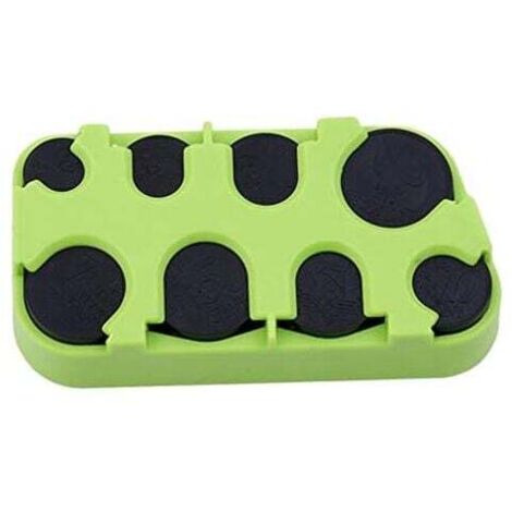 KZQ Premium - Scatola portaoggetti per monete, 10 x 5 x 2,5 cm, mini dispenser per monete, mantiene i tuoi vestiti in ordine, verde (1/4)