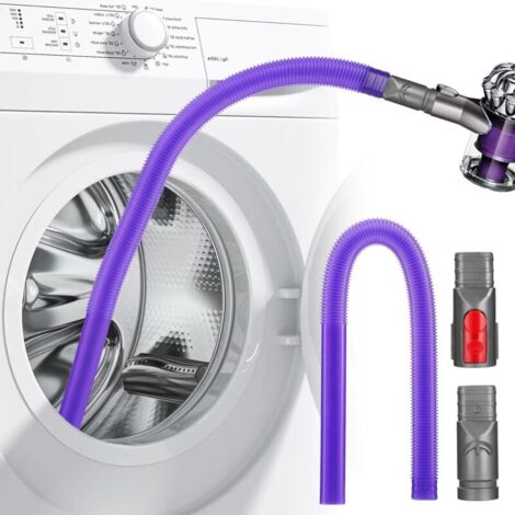 Bocchetta KZQ per Dyson V6 V7 V8 V10 V11 V12 V15, bocchetta per fessure flessibile da 80 cm, accessorio per bocchetta per fessure flessibile, accessorio per aspirapolvere con bocchetta piatta per la p (1/4)