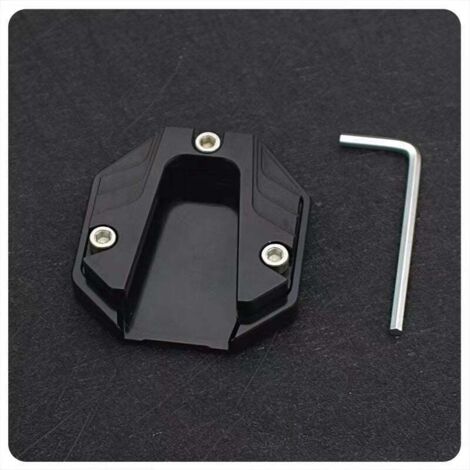 Cavalletto laterale per moto KZQ, piastra di estensione laterale per cavalletto laterale per moto in alluminio CNC, piastra di estensione per cavalletto per moto resistente all'usura, accessori per mo (1/4)