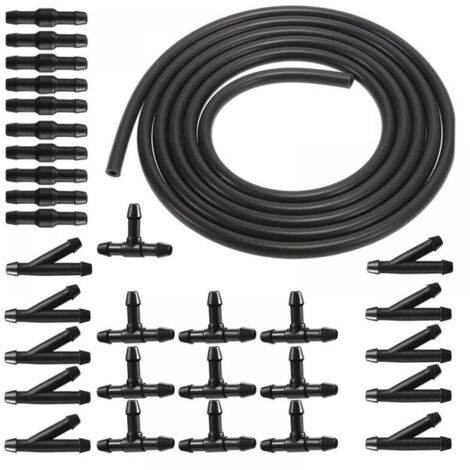 Set di tubi flessibili per tergicristalli KZQ, tubo flessibile per liquido lavavetri 3M, ugello tergicristallo, tubo flessibile per nebulizzatore (1/4)
