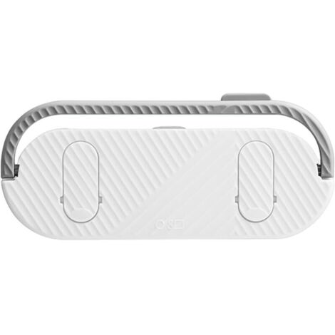 Porta pantofole KZQ - Organizzatore reversibile per scarpe e pantofole - Porta asciugamani da bagno senza foratura, appendiabiti per ingresso, camper e bagno (1/4)